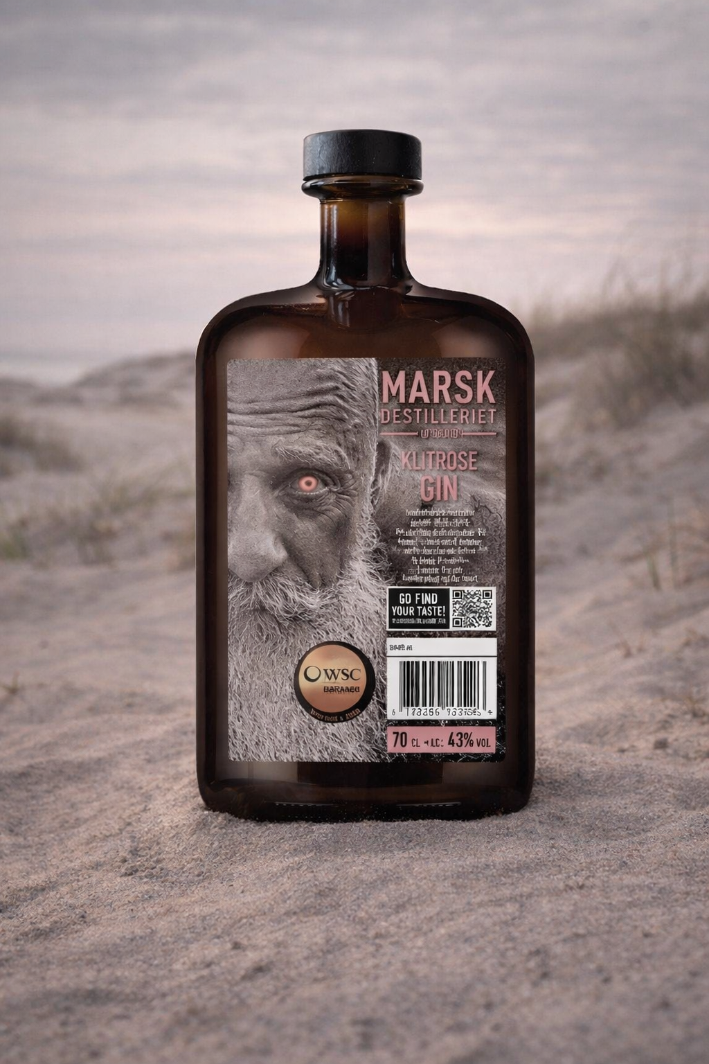 Marsk Gin Klitrose – 43 % Vol. 0,7 l