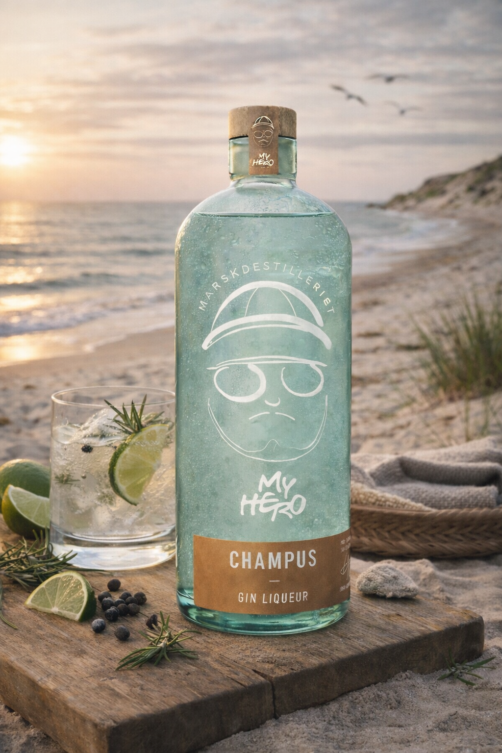 Marsk Gin-Likör Champus – 20 % Vol., 0,7 l