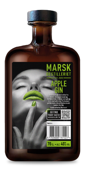 Marsk Gin Apple – 40 % Vol. 0,7 l