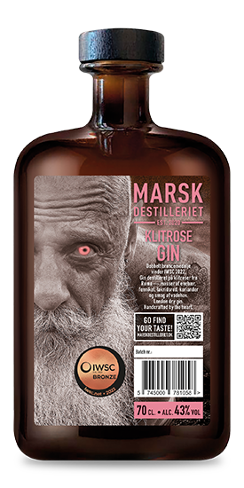 Marsk Gin Klitrose – 43 % Vol. 0,7 l