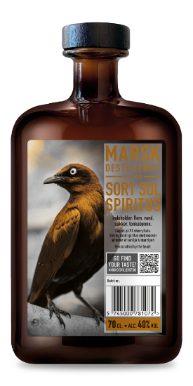 Marsk Sort Sol Spiritus 40% Vol. 0,7 l