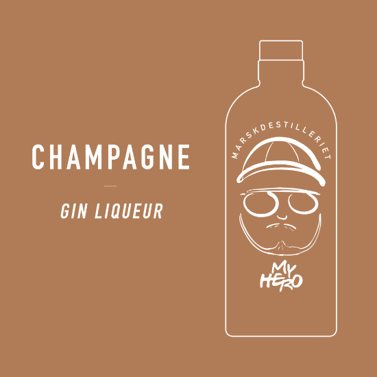 Marsk Gin-Likör Champus – 20 % Vol., 0,7 l