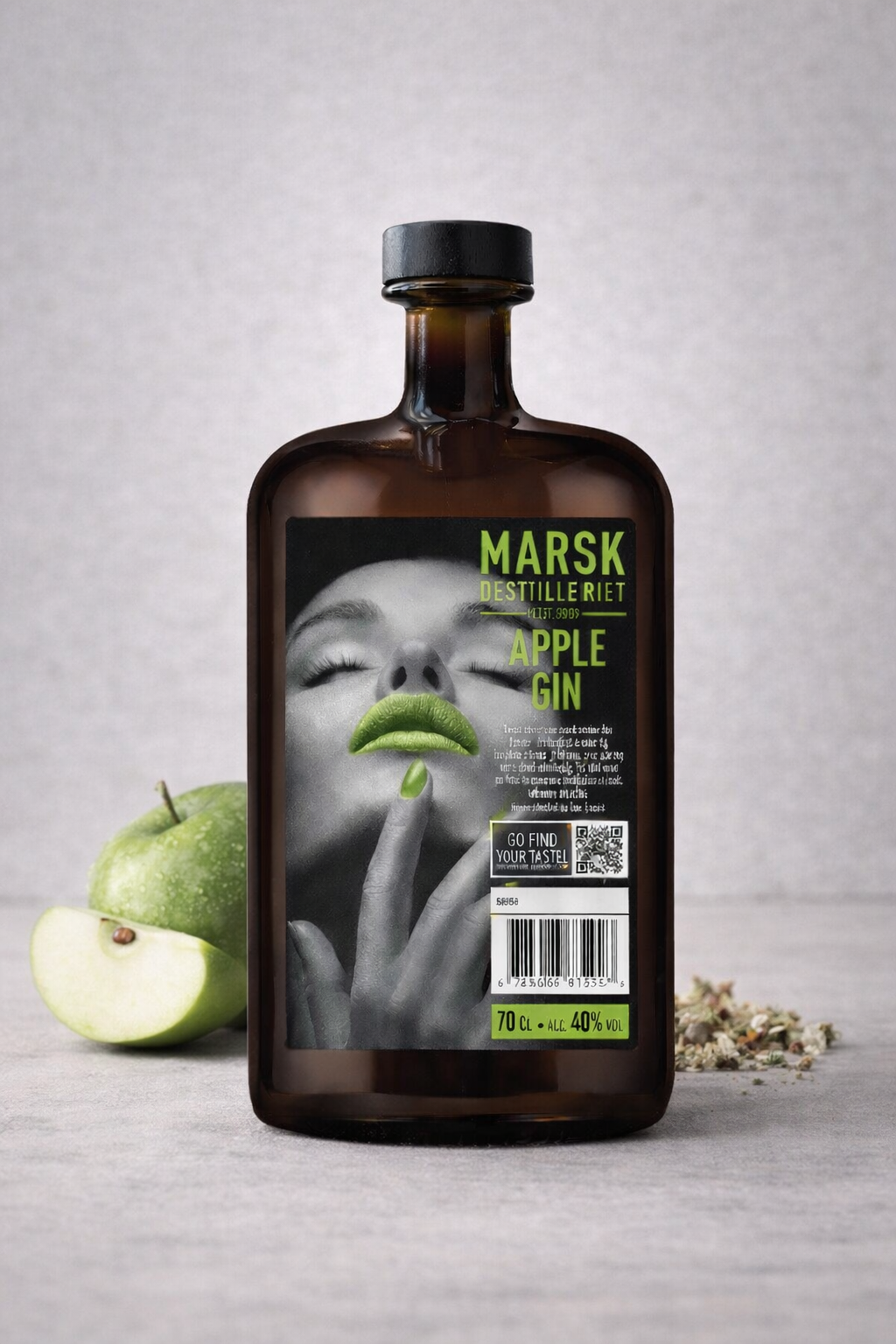 Marsk Gin Apple – 40 % Vol. 0,7 l
