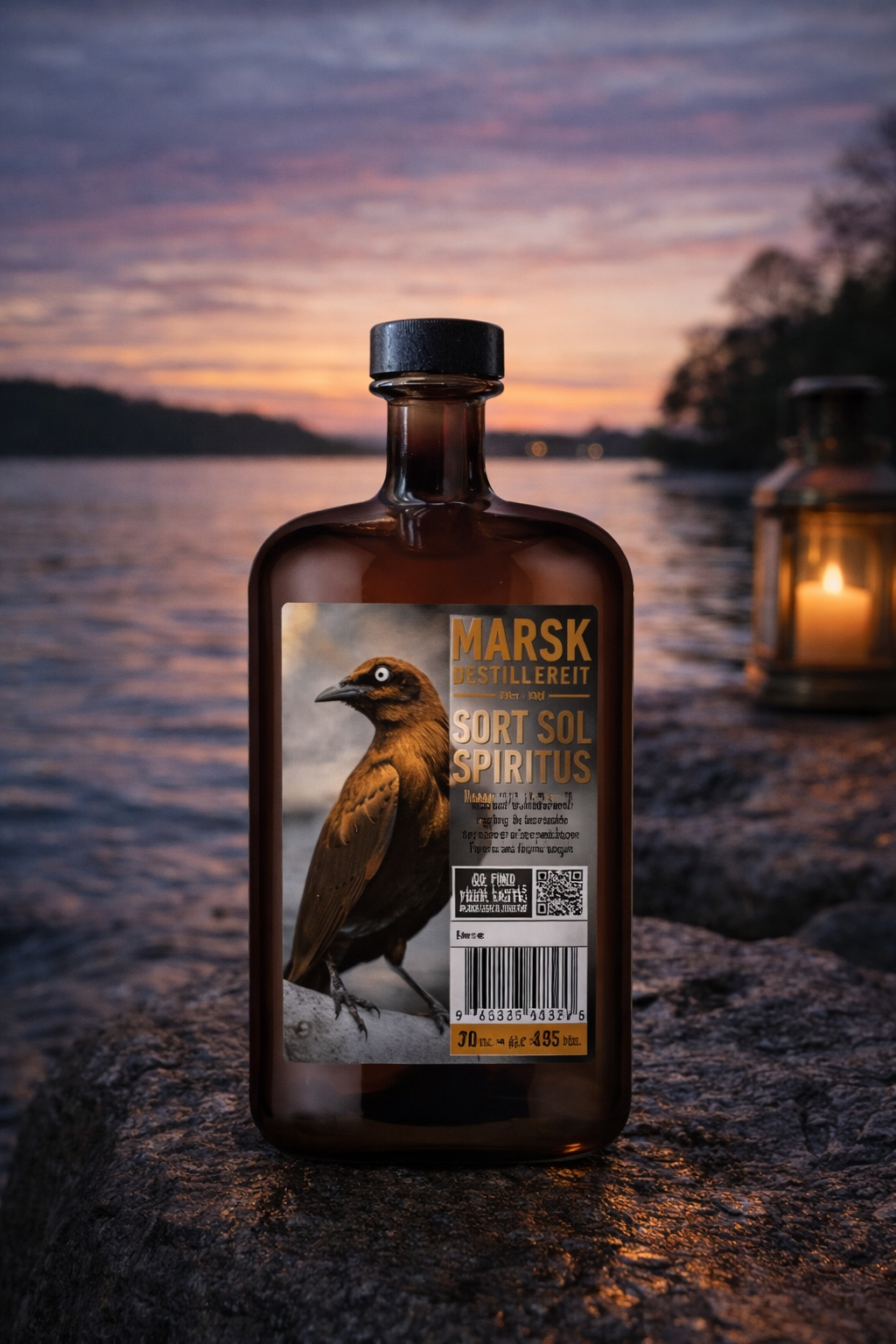 Marsk Sort Sol Spiritus 40% Vol. 0,7 l