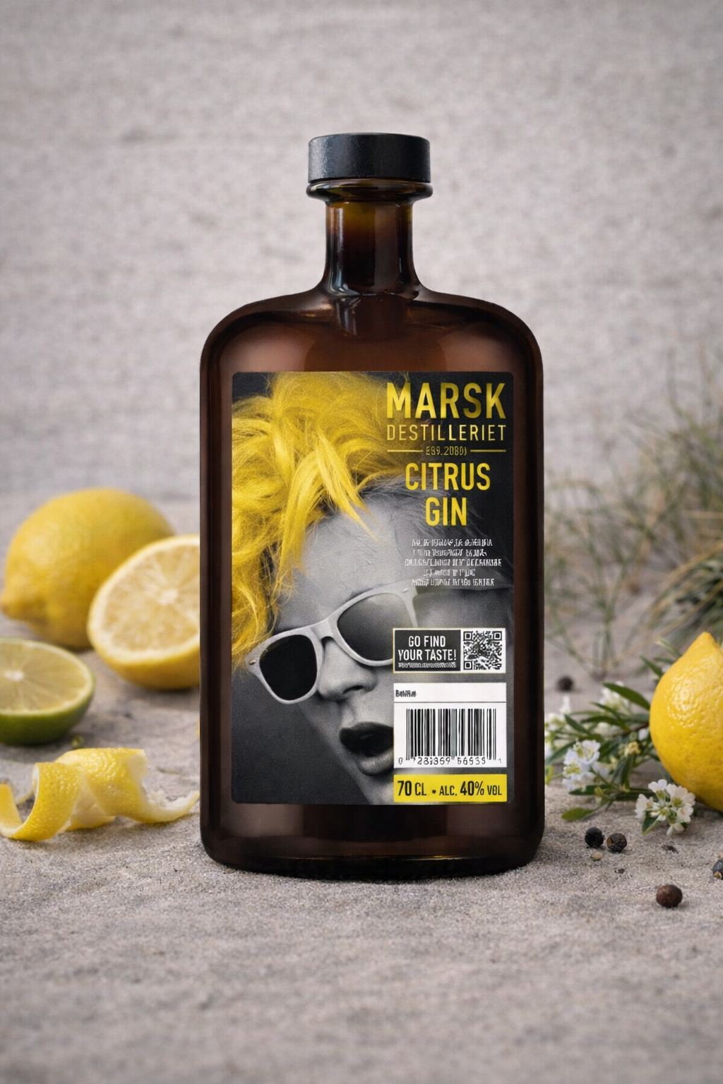 Marsk Gin Citrus – 40 % Vol. 0,7 l